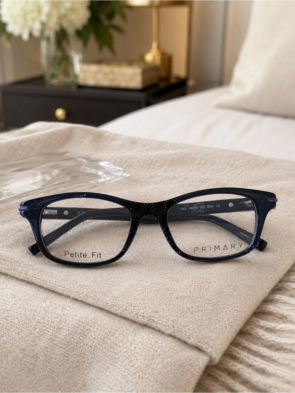 NEW PRIMARY 1045 Petite Fit Blue Eyeglasses Frame 46-16-125